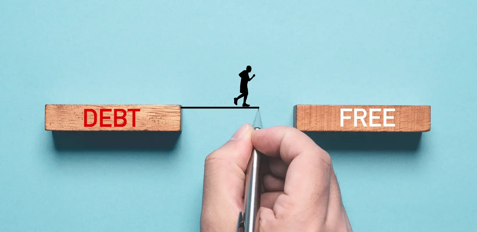 Debt-free graphic
