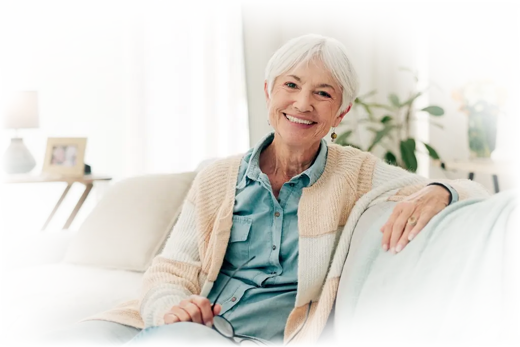 Elderly lady in retirement